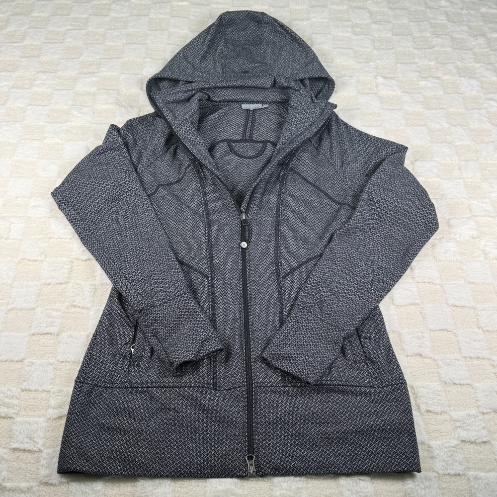 Athleta Women's‎ Fitted Hooded Jacket Size Small with Finger Holes